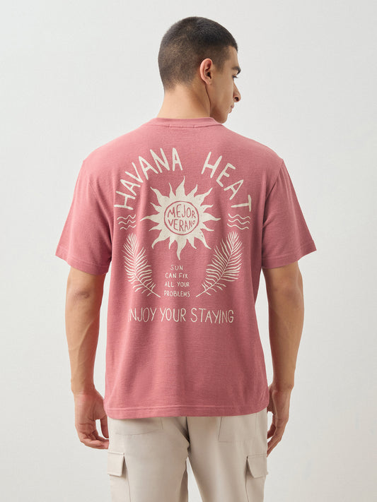 Relaxed Fit Chest Print T-Shirt