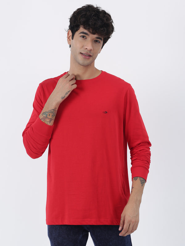 Red  Pure Cotton T-Shirt