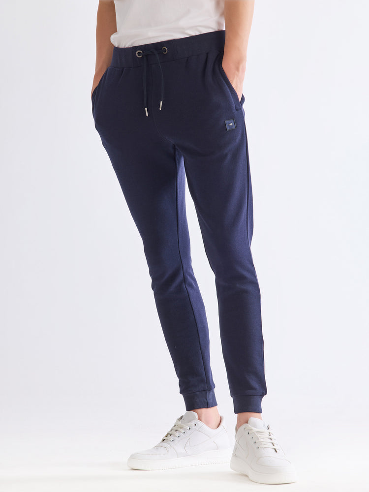 Navy Regular Fit Track Pant
