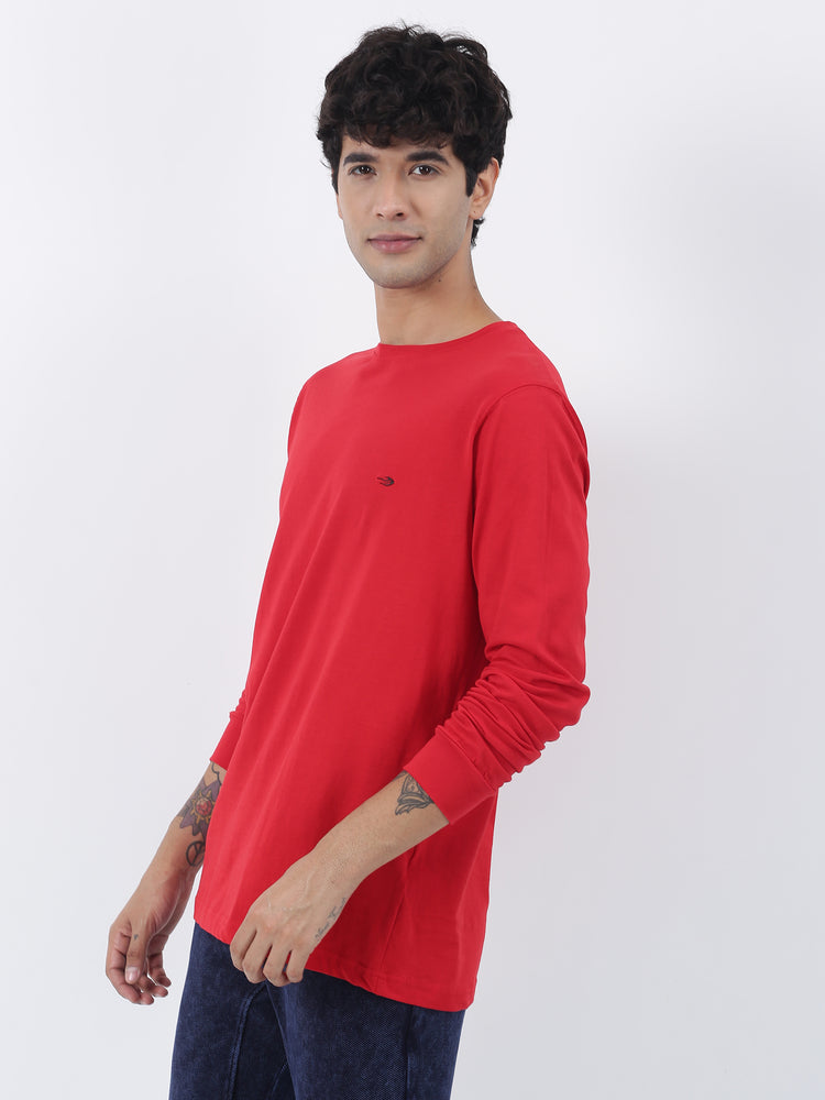 Red  Pure Cotton T-Shirt