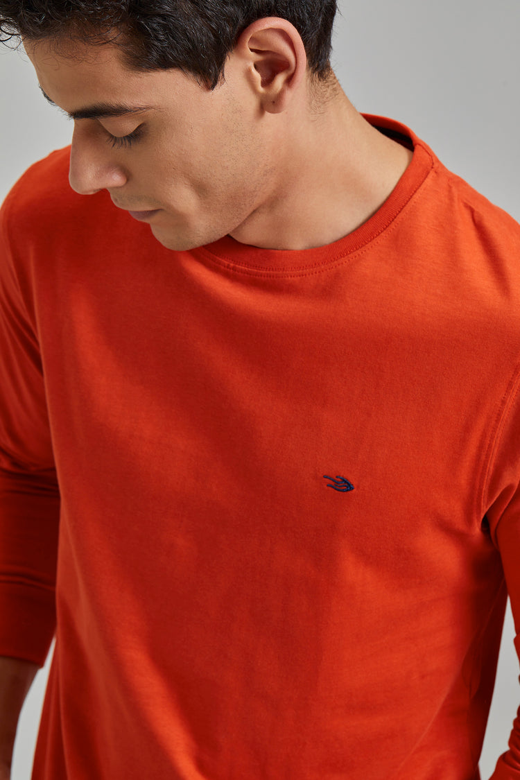 Rust Plain T-Shirt