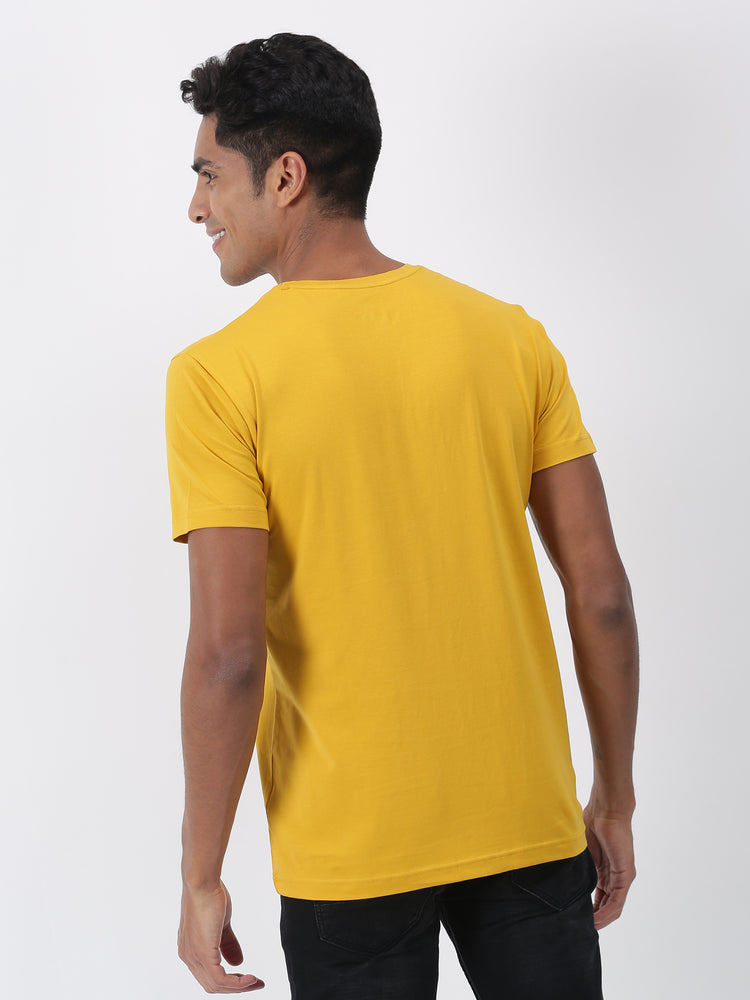 Cotton Stretch V-neck T-Shirt