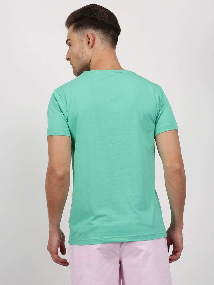 Cotton Stretch V-neck T-Shirt