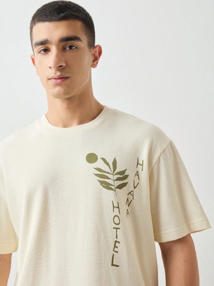 Relaxed Fit Chest Print T-Shirt