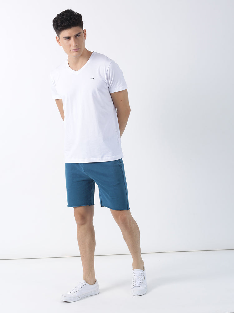 Cotton Stretch V-neck T-Shirt
