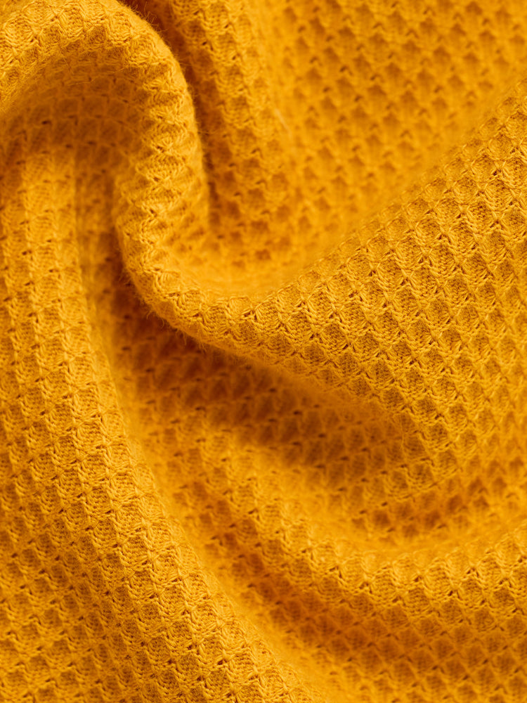 Yellow Cotton Crew T-Shirts