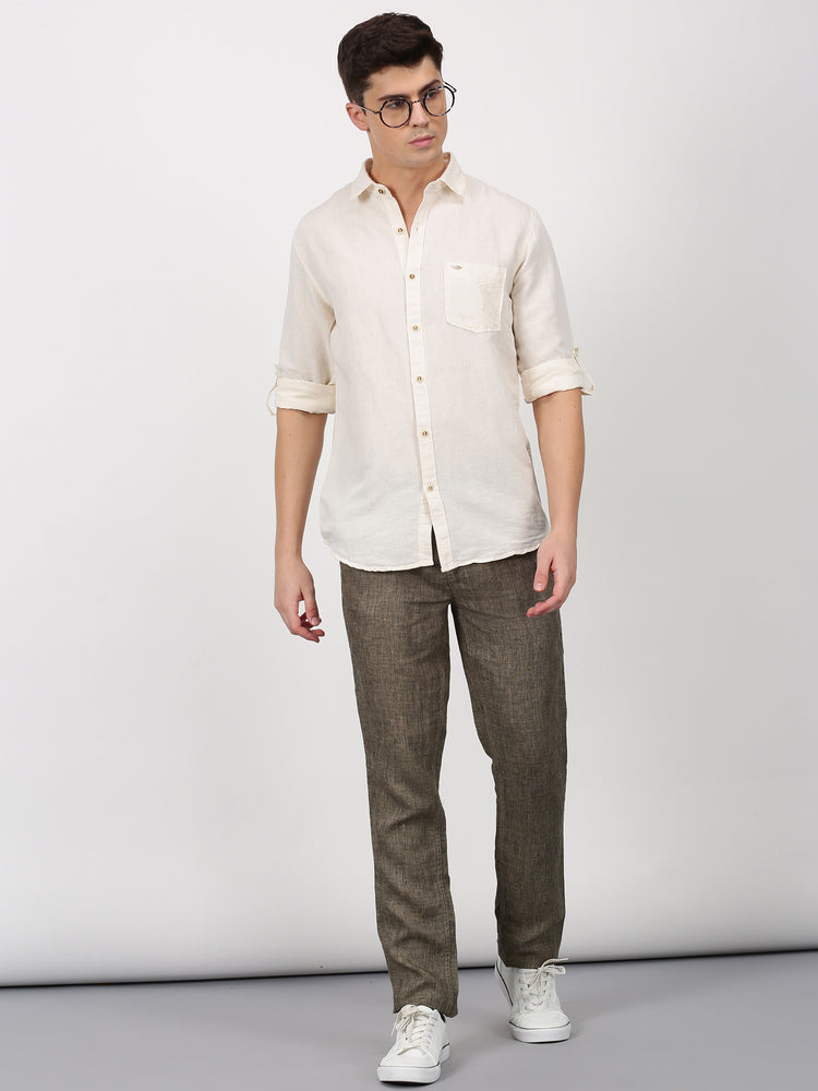 Linen Cotton Blend Shirt