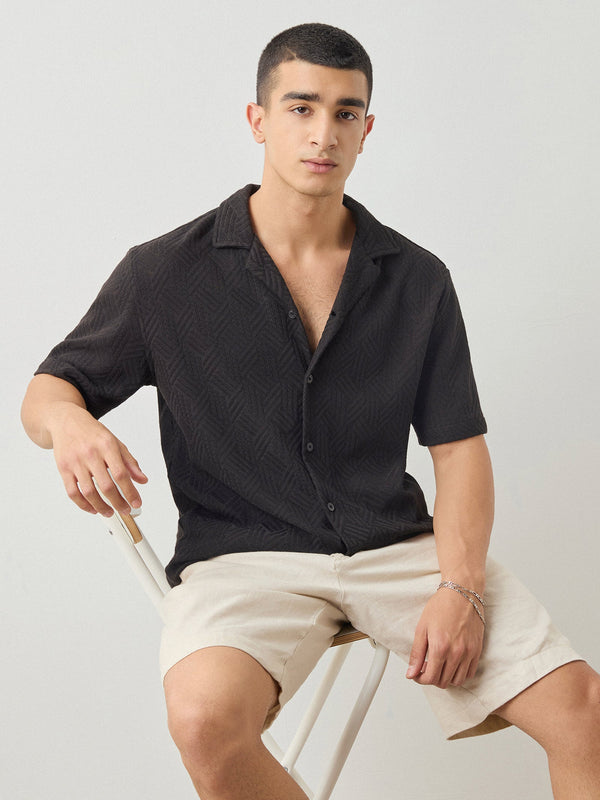 Boxy Fit Knit Shirt