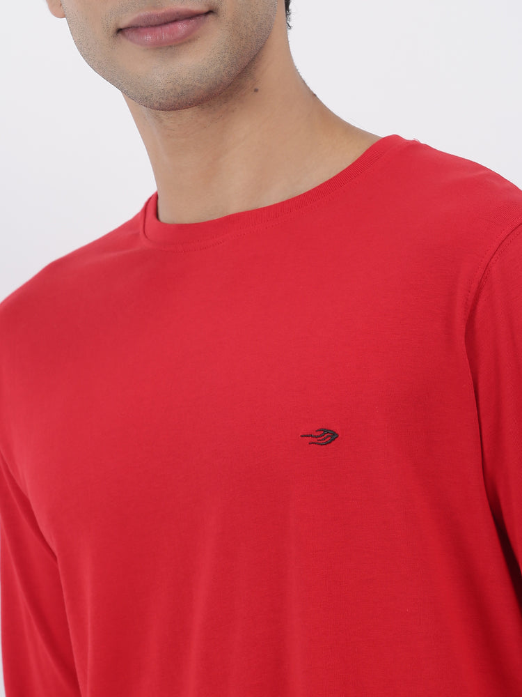 Red  Pure Cotton T-Shirt