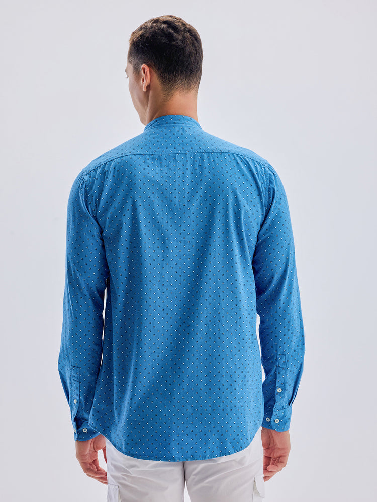 Blue Printed Kurta
