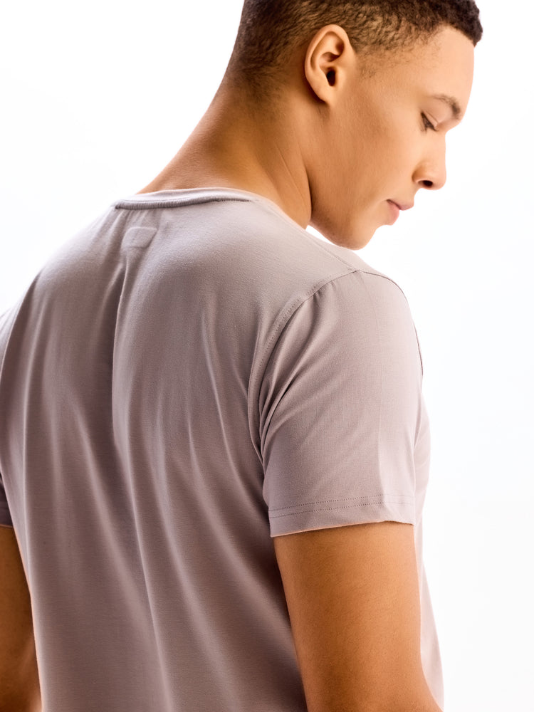 Cotton Stretch V-neck T-Shirt