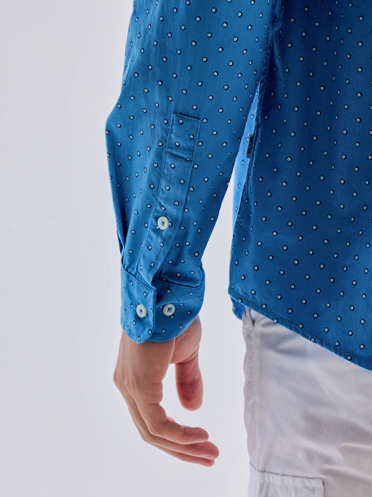 Blue Printed Kurta