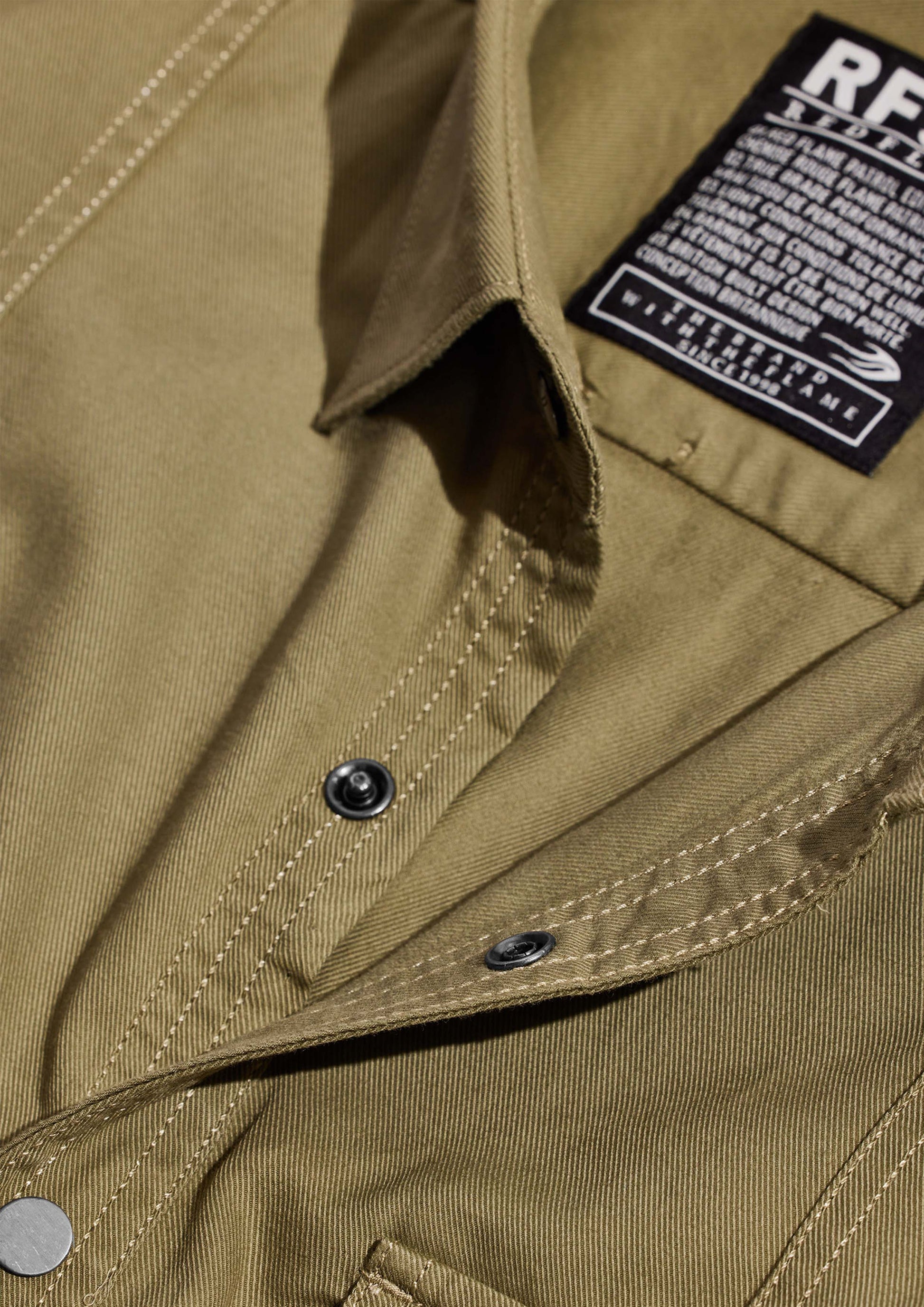 Green Twill Cargo Shirt