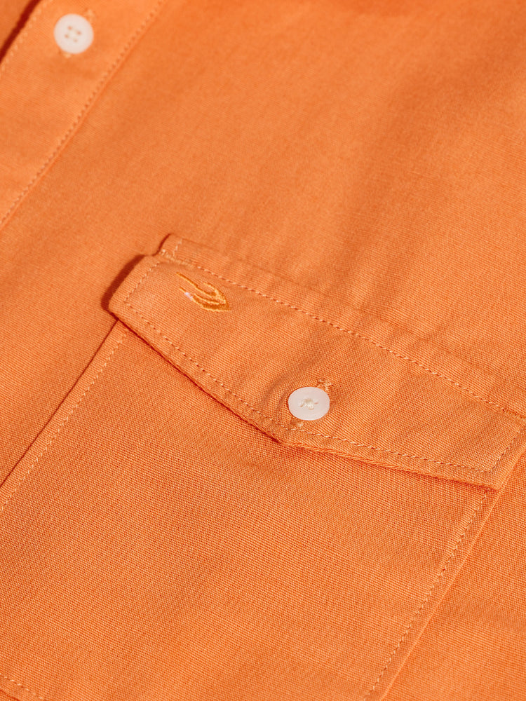 Orange Double Pocket Kurta