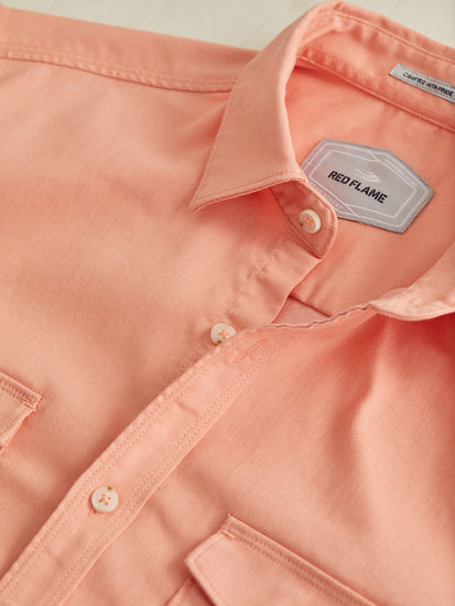 Pink Power Stretch Cargo Shirt