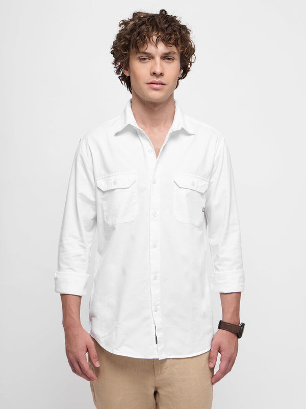 Double Pocket Twill Shirt