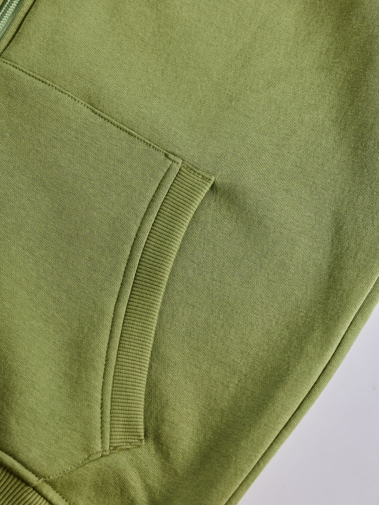 Green  Plain  Sweatshirt