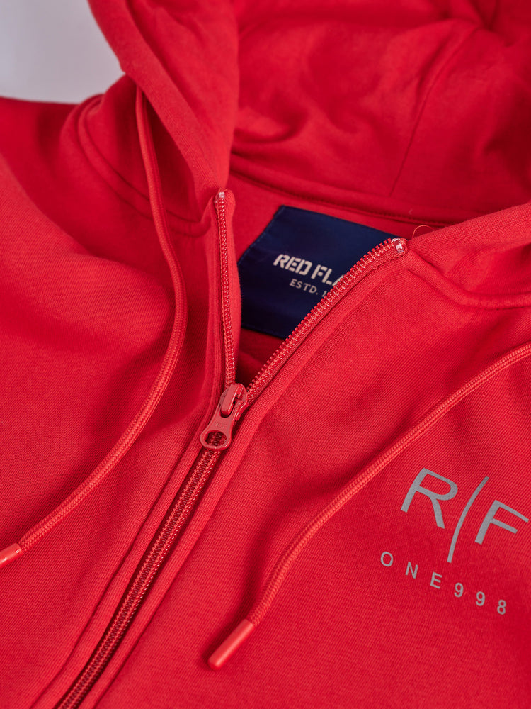Red  Plain  Sweatshirt