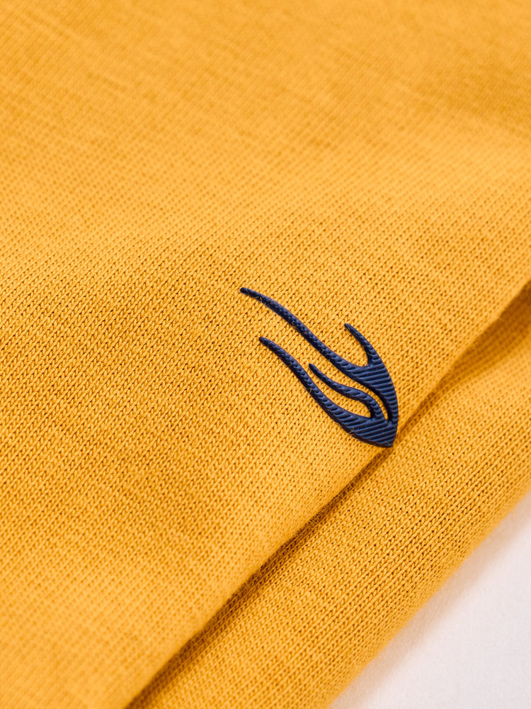 Gold Knitted Crew T-Shirt