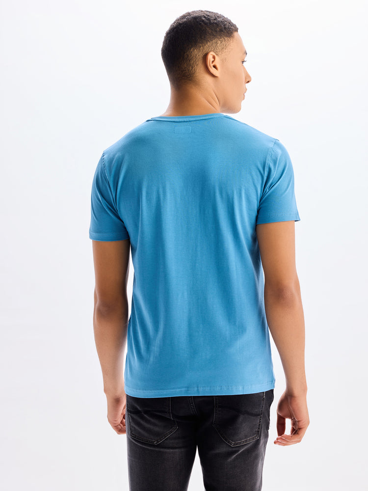 Cotton Stretch V-neck T-Shirt
