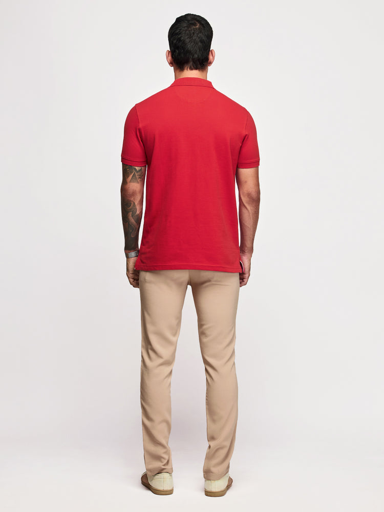 Cotton Stretch Pique Polo