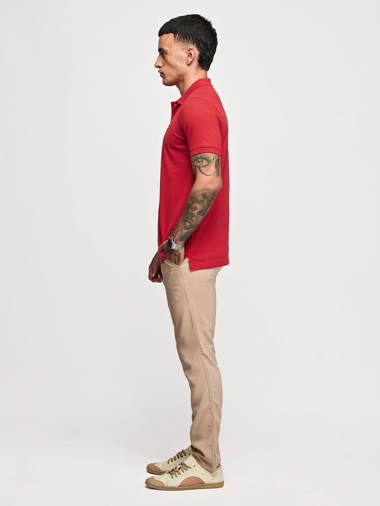 Cotton Stretch Pique Polo