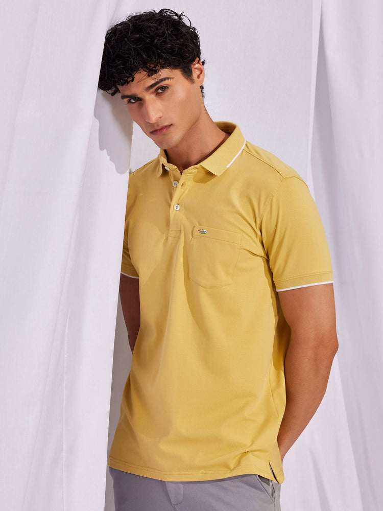 Cotton Stretch Pique Polo