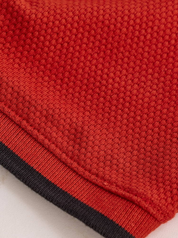 Orange  Cotton Polo T-Shirt