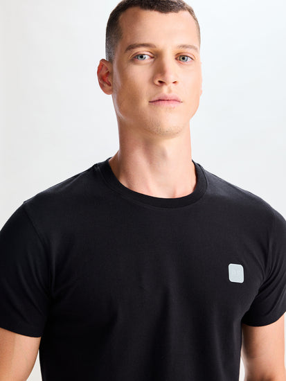 Black Ultra Soft Stretch T-Shirt