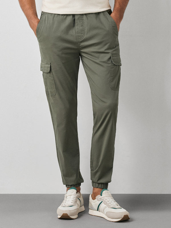 Twill Cargo Jogger