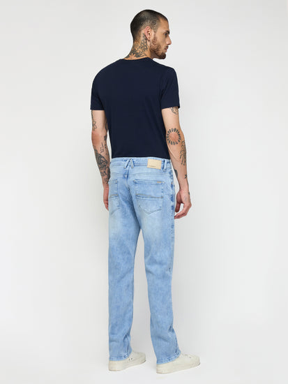 Relaxed Fit Light Wash Jeans