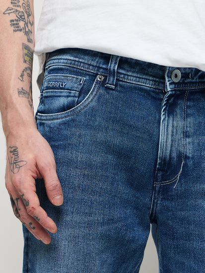Relaxed Fit Medium Wash Jeans