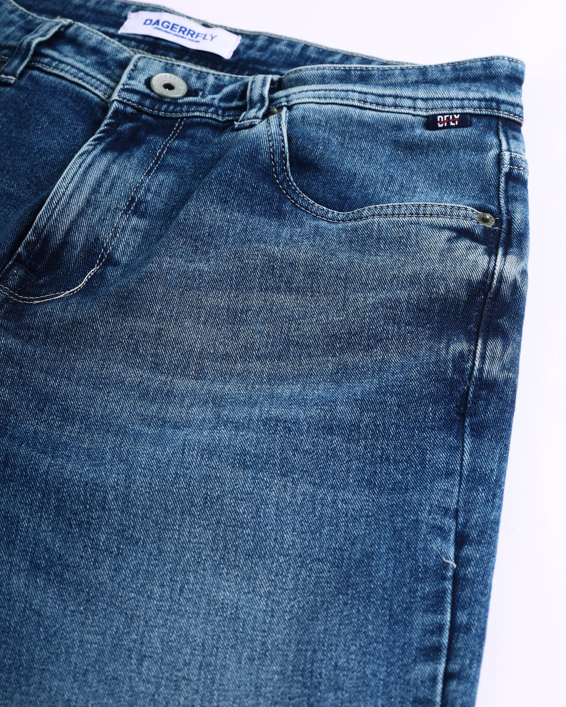 Relaxed Fit Medium Wash Jeans