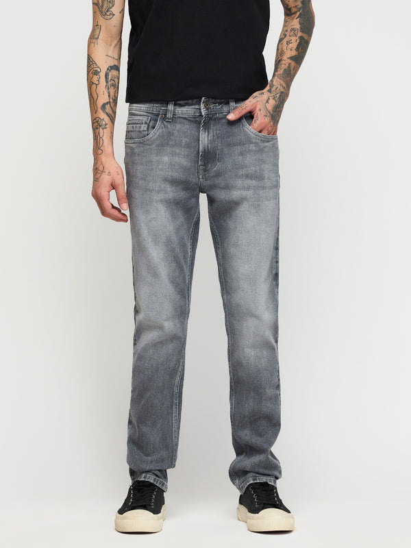 Straight Fit Medium Wash Jeans