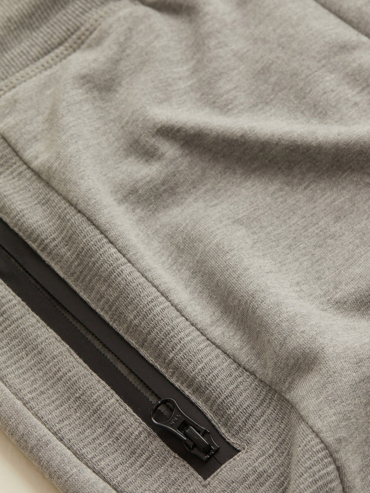 Cream Cotton Blend  Shorts