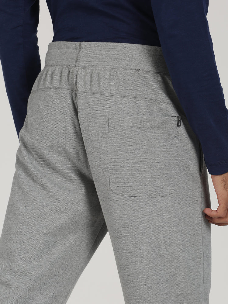 Cream  Cotton Blend  Track Pant