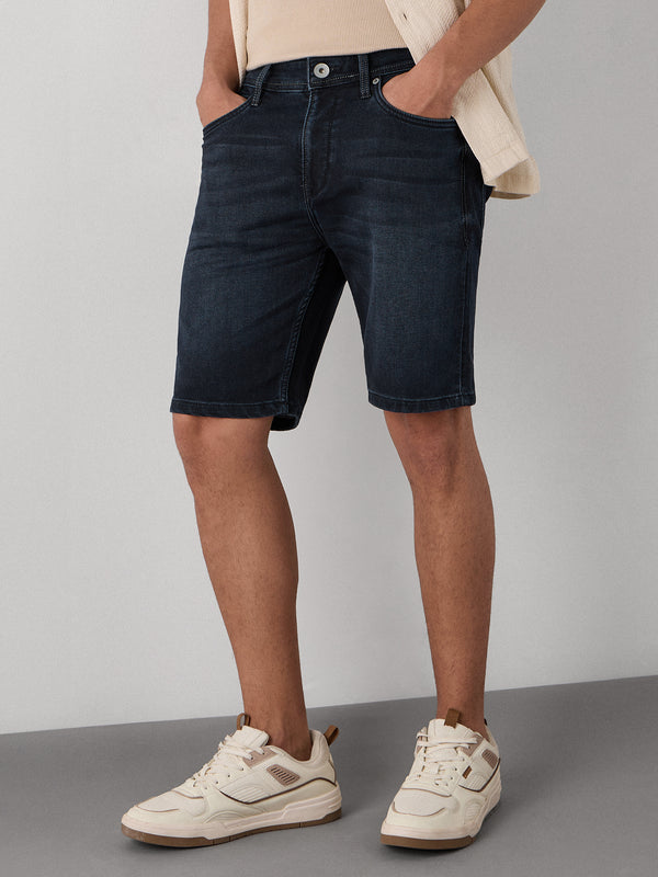 Regular Fit Denim Shorts