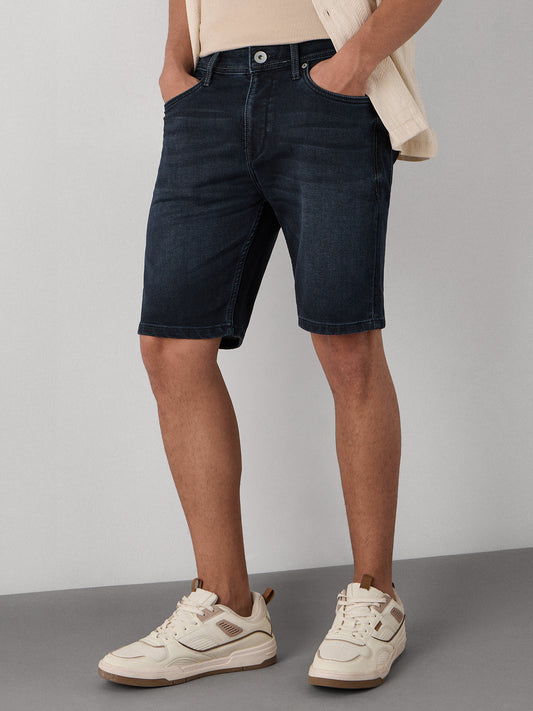 Regular Fit Denim Shorts