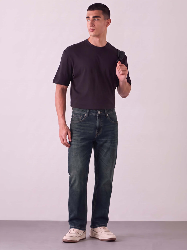 Indigo Olive Slim Fit Jeans