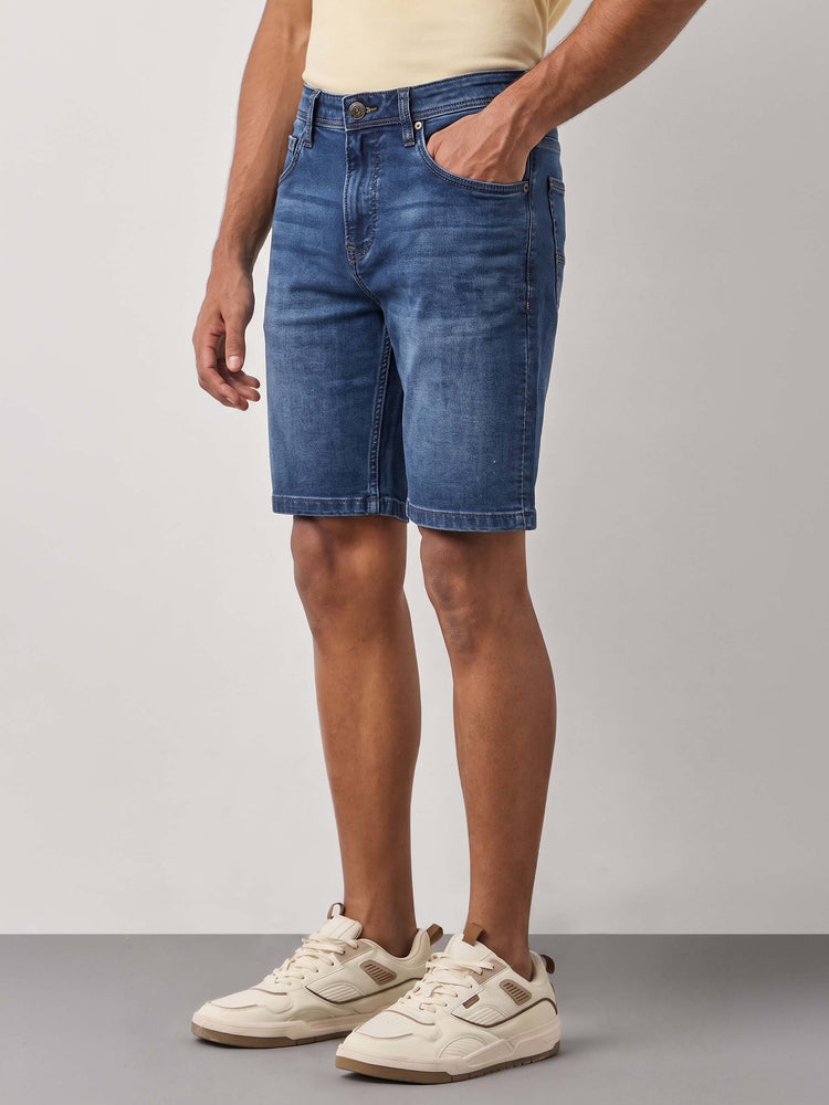Blue Denim Shorts