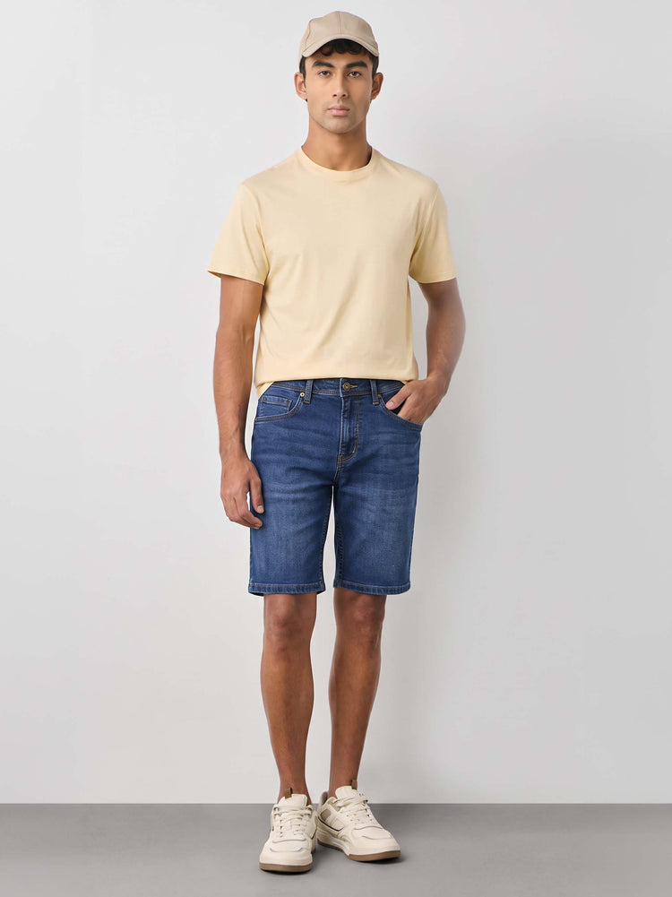Blue Denim Shorts