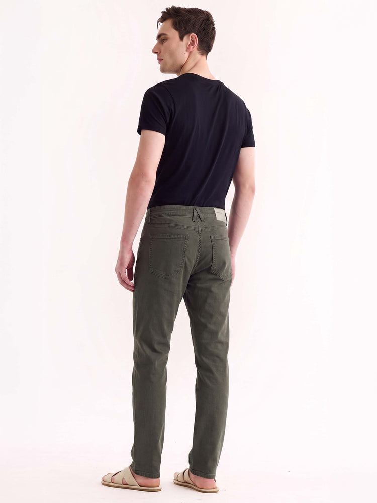 Olive Slim Fit Jeans