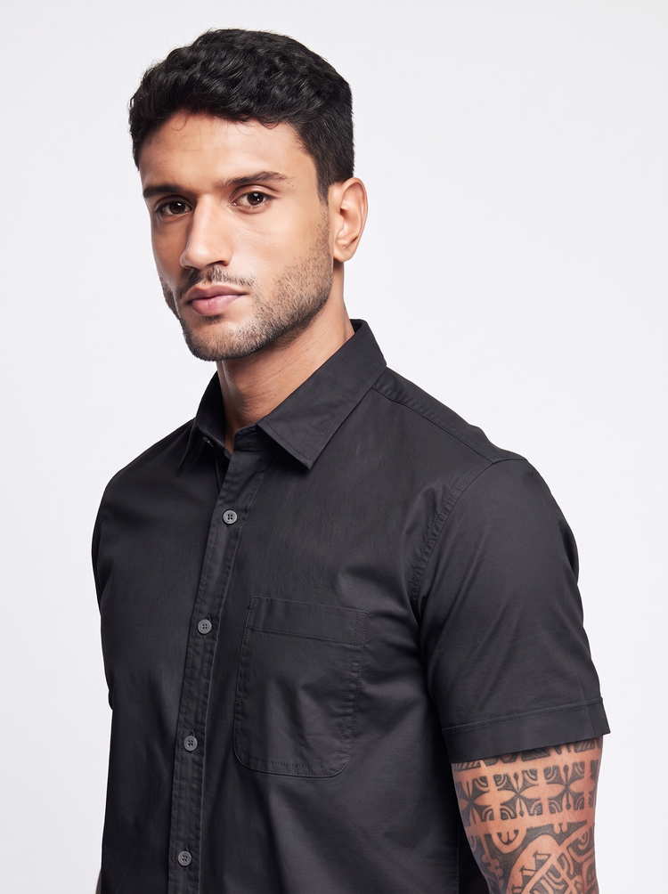 Oxford Stretch Short Sleeve Shirt