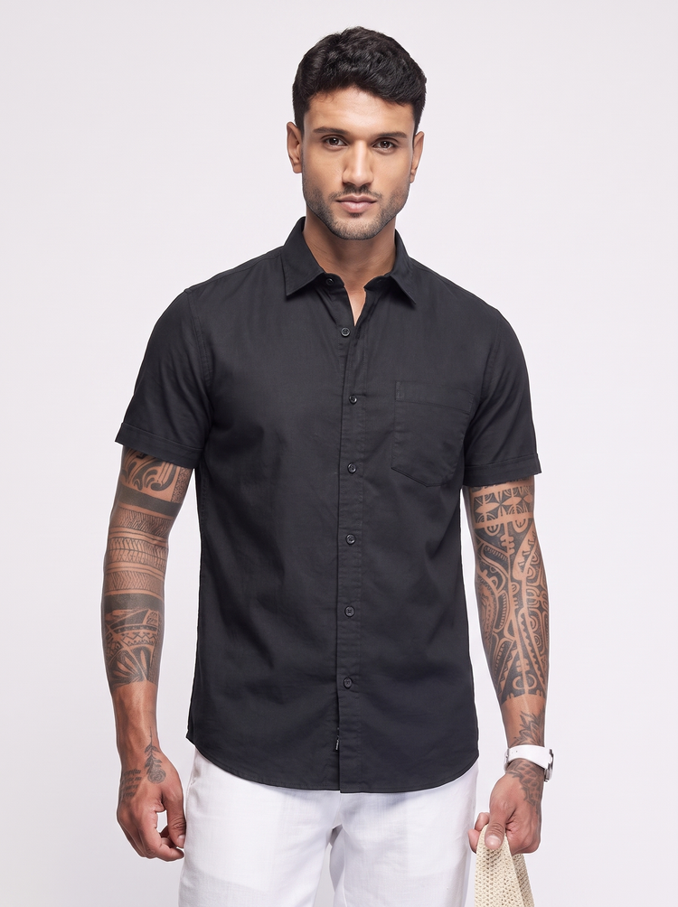 Oxford Stretch Short Sleeve Shirt