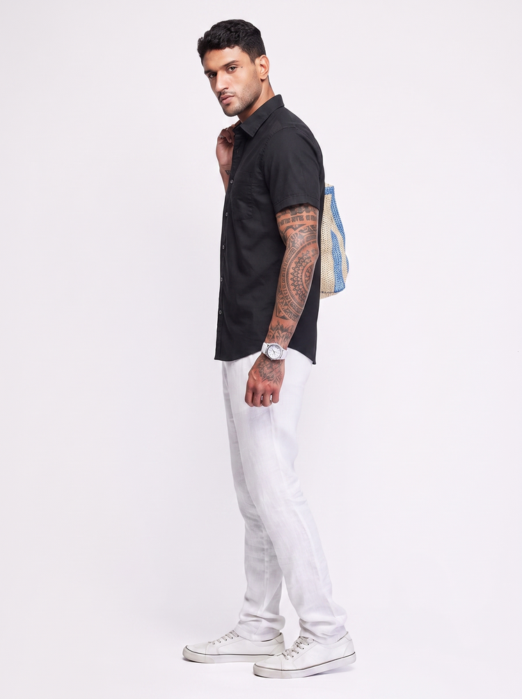 Oxford Stretch Short Sleeve Shirt