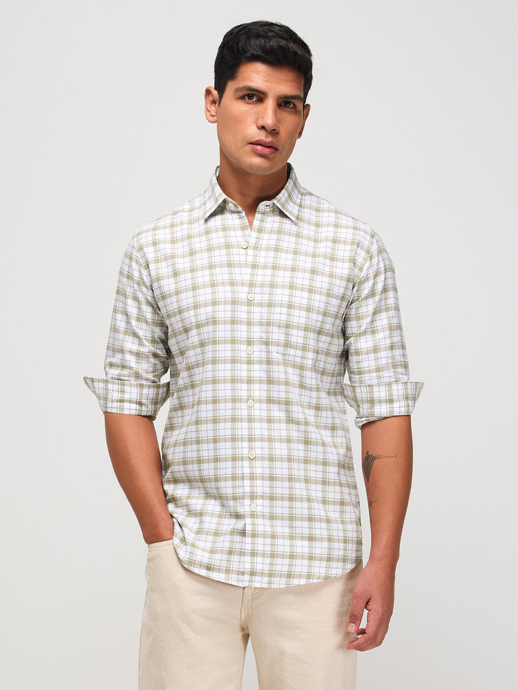 Pure Cotton Checked Shirt