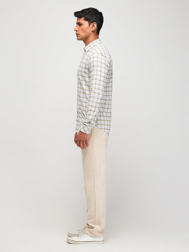 Pure Cotton Checked Shirt