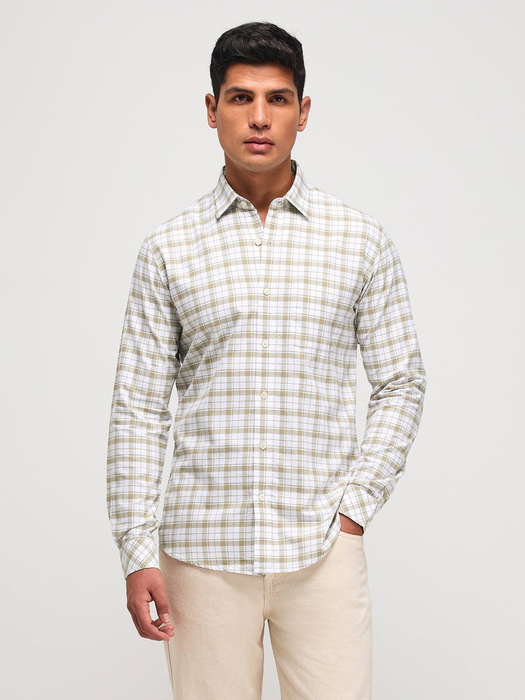 Pure Cotton Checked Shirt