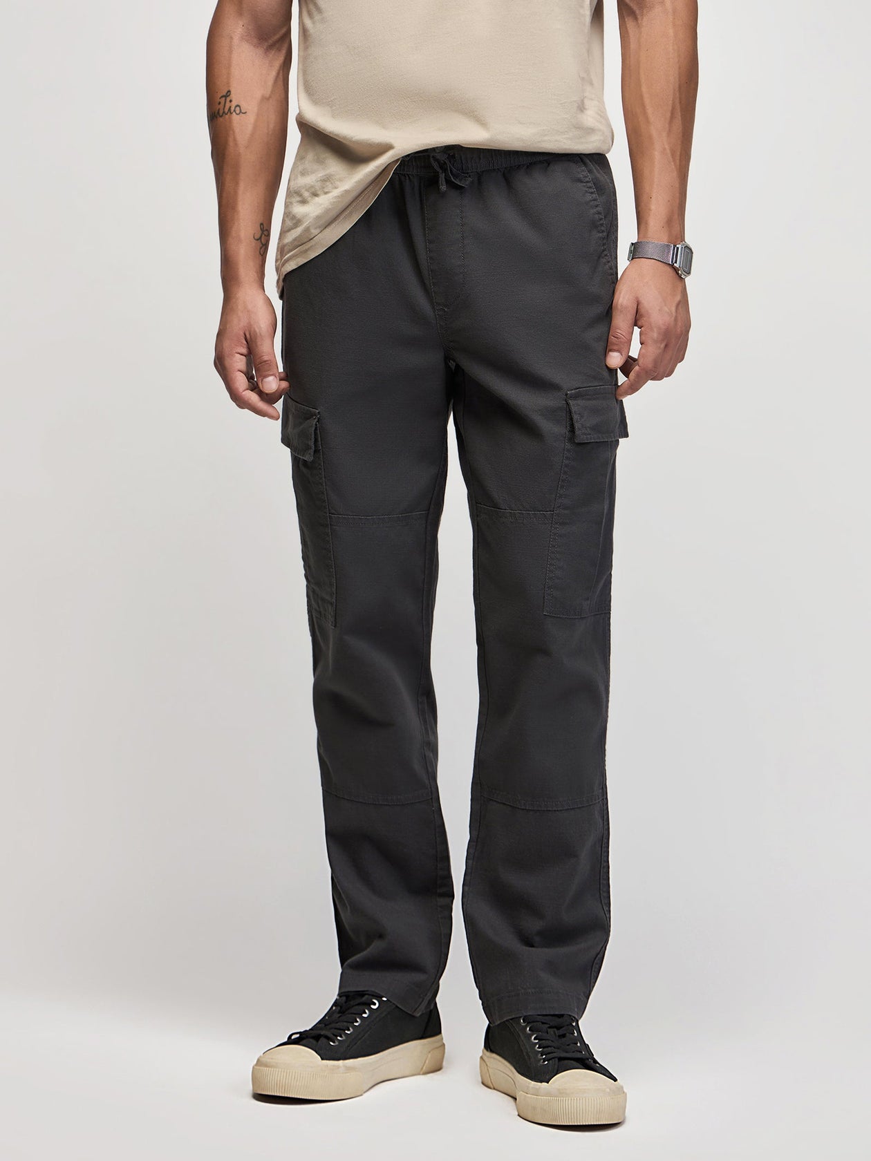 Buy Relaxed Fit Cargo Trouser for Men Online Red Flame