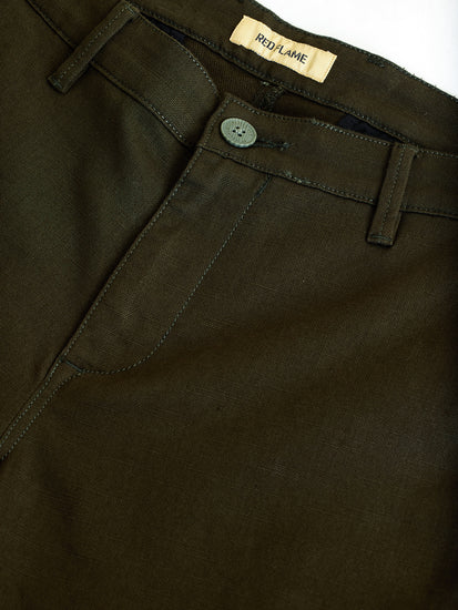 Green Stretch Slim Fit Trouser